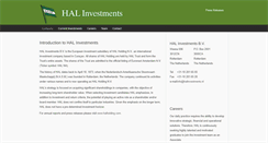 Desktop Screenshot of halinvestments.nl