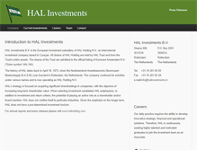Tablet Screenshot of halinvestments.nl